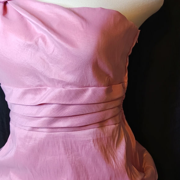 Mini Pink Vintage Prom Dress - Picture 3 of 5